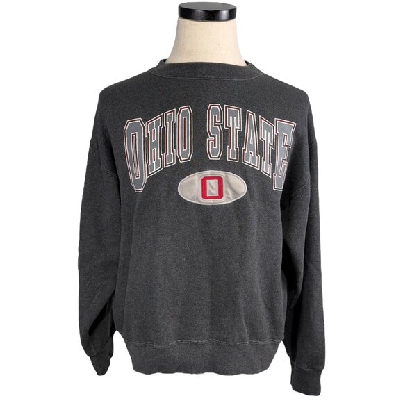 Vintage Jansport Ohio State Sweatshirt 90'S Large Made in USA - Picture 1 of 9